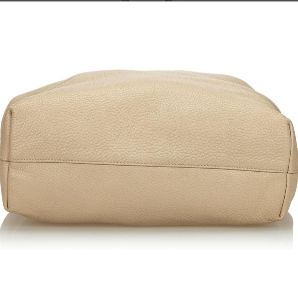 PRADA Cream Vitello Daino Leather Tote/ Crossbody Bag - Picture 5 of 9